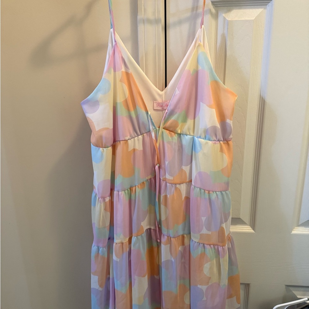 Pink lily boutique dress